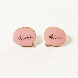 Orecchini Linea Words Fumetto Shine